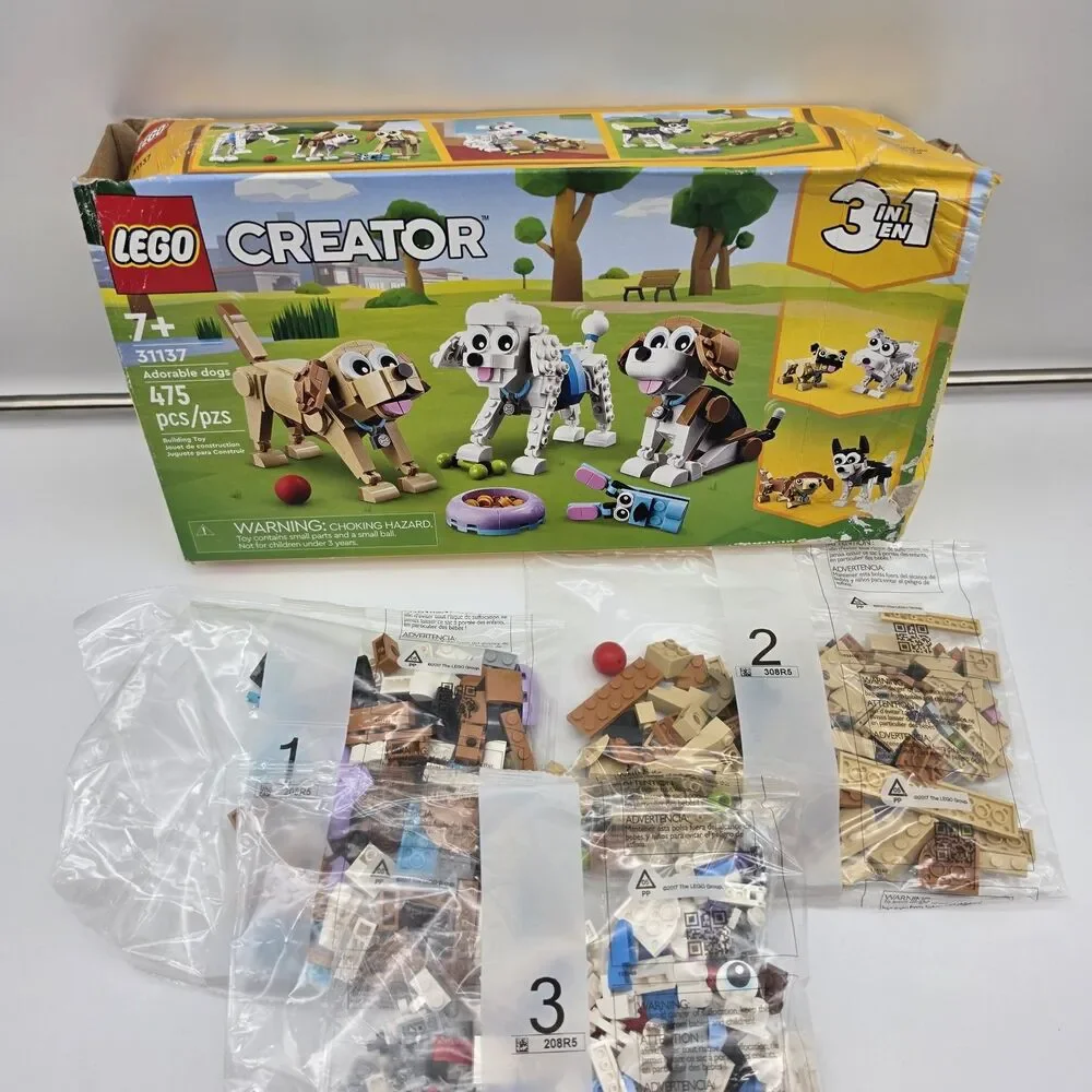 LEGO Creator Adorable Dogs (31137) 3-in-1 Complete Set